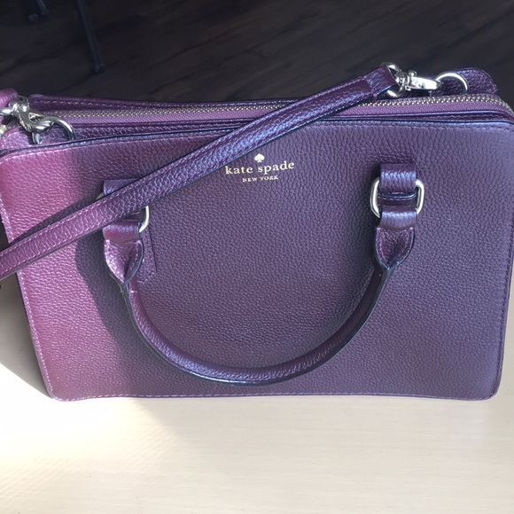 kate spade Handbags - Kate Spade Maroon Leather bag